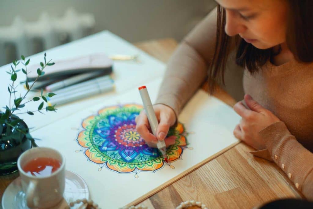 mandala art class