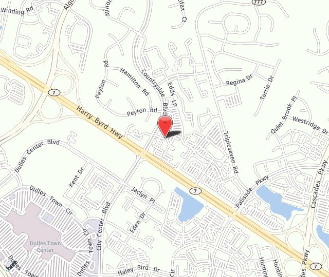 Location Map: 2 Pidgeon Hill Drive Sterling, VA 20165
