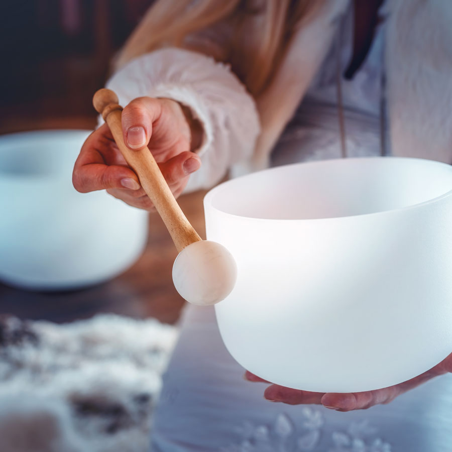 crystal singing bowl sound bath